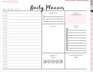 Undated Digital Planner for iPad – Includes Habit Tracker, Vision Board & Sleep Tracker (GoodNotes & PDF Compatible)